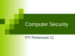 11. PTI - Computer Security.ppt