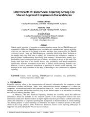 Determinants of Islamic Social Reporting Among Top Shariah-Approved Companies in Bursa Malaysia.pdf