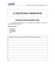 4. Políticas e Objetivos da Qualidade Total.doc