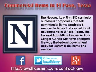 Commercial Items in El Paso, Texas.pdf